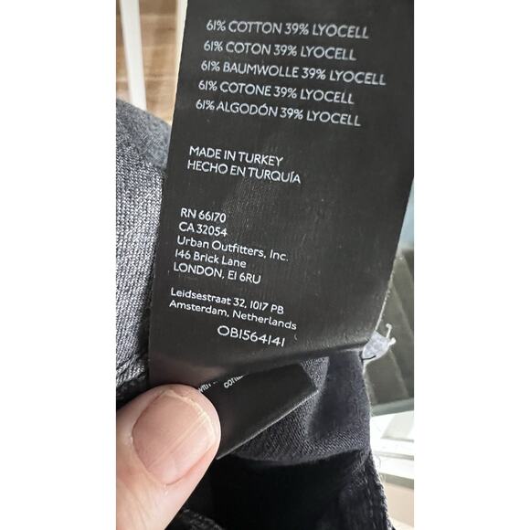 Pilcro X Anthropologie Black Wide Leg High Rise Lyocell Blend Stretch Pants 30 - Picture 10 of 11